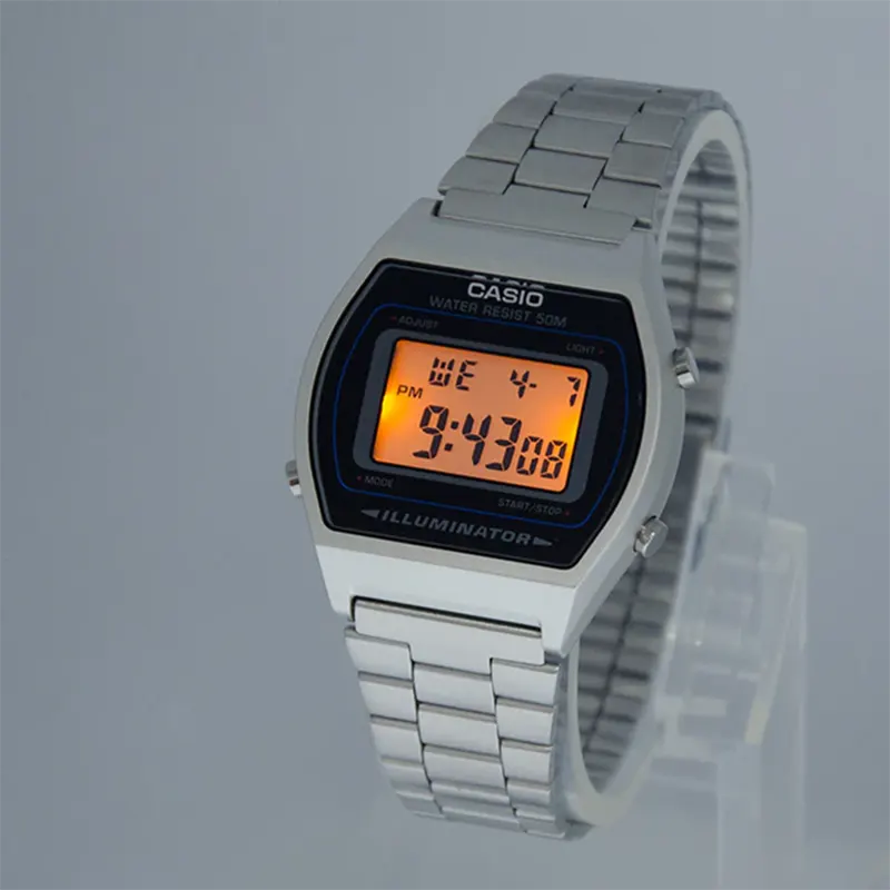 Casio Vintage Retro Classic Grey Dial Watch- B640WD-1AV